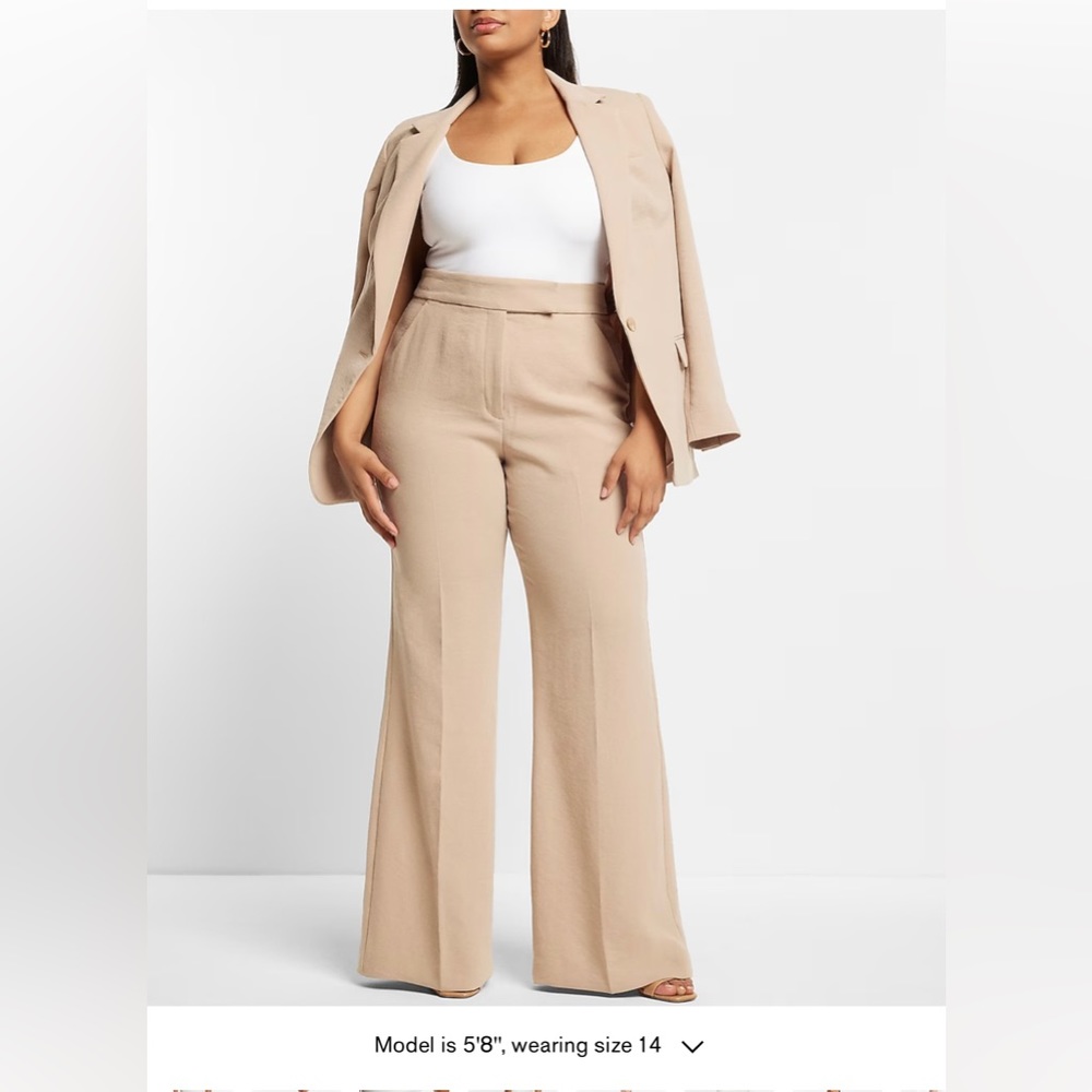 SUPER HIGH WAISTED TWILL FLARE TROUSER PANT